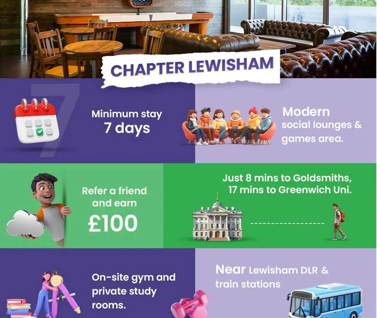 Chapter Lewisham Student Only, Cozy Budget Stay With Shared Washroom London